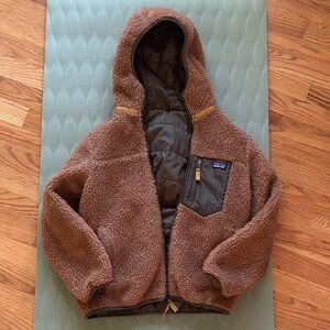 Patagonia Reversible Cozy Brown Kids Jacket